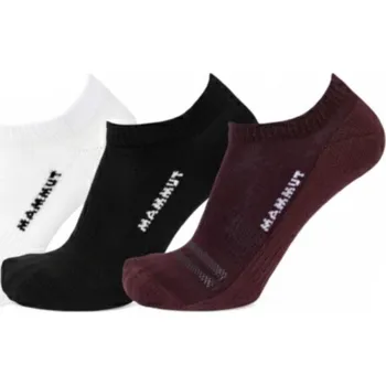 Pánské ponožky Mammut Mammut Everyday Low Socks 3 Pack Barva - Velikost: Bílá-Vínová-Černá - 39-41