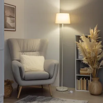 Lampička Brilagi - LED Stojací lampa CERIA 1xE27/40W/230V pr. 30 cm béžová/bílá