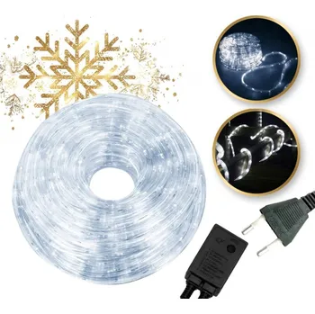 Vánoce Flamenco Mystique Lanové světlo, venkovní osvětlení 18,5 metrů STUDENÁ BÍLÁ LAMP30B