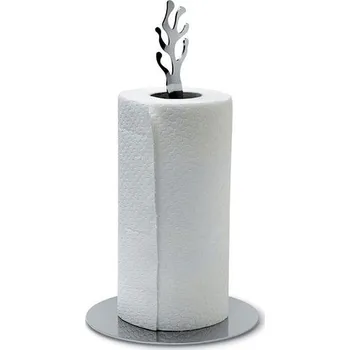 Úložný box Alessi, Stojan na roli papírových utěrek Mediterraneo stříbrný - Formadore