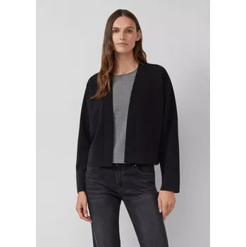 Dámské sako s.Oliver dámský blejzr z materiálu scuba černý Velikost: 44