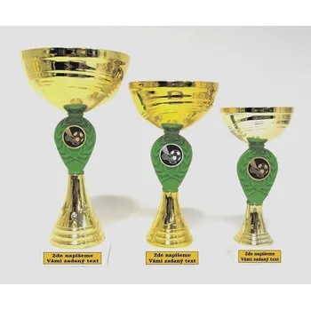 Fotbalové poháry 2563-LAC005 Zde napište text na štítky a součet zadejte do košíku. Více informací viz.POPIS v dolní části.