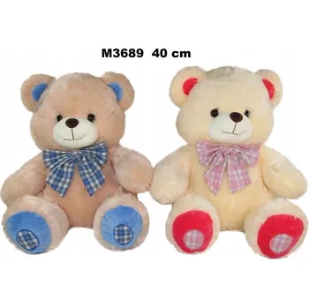 plyšák Plyšový Medvídek Plyšová Hračka s mašličkou 40 cm 2