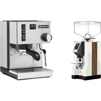 Kávovar Rancilio Silvia BC + Eureka Mignon Specialita, WD white, walnut