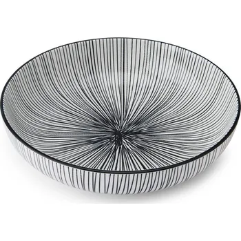 Mikasa Kameninová miska Black Stripe, 21 cm