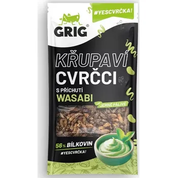 Potravina GRIG Křupaví cvrčci Wasabi 13 g