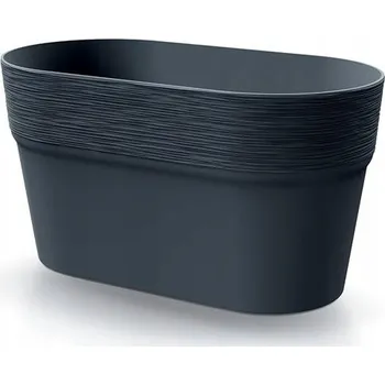 Květináč Květináč 27,7 cm plast šedý