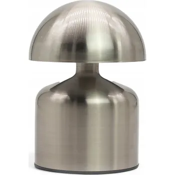 Lampička Stolní lampička dotyková Stříbrná Houbička USB