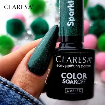 Dekorativní kosmetika Gel lak CLARESA® Sparkle 10, 5g