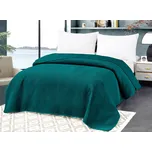 Tyrkysový sametový přehoz na postel ARROW VELVET Rozměr: 170 x 210 cm 217607660