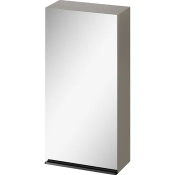 Koupelnový nábytek CERSANIT 3D Skříňka Cersanit Virgo 40 zrcadlová šedá černá úchytka, S522-012 S522-012