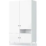 Šatní skříň DULLUM 120x205cm, bílá 217311916