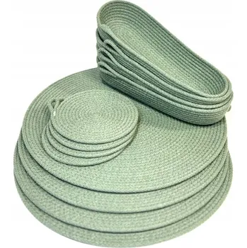 prostírání SADA BAVLNĚNÝCH PROSTÍRÁNÍ POD TALÍŘE, NÁDOBÍ A NÁPOJE VE STYLU BOHO