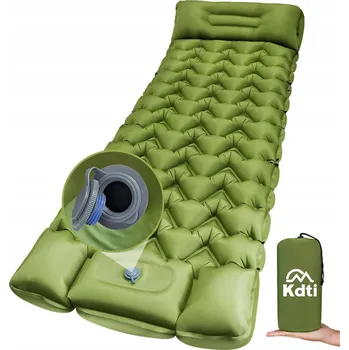 Karimatka Samonafukovací karimatka KDTI 70 cm x 200 cm x 10 cm ultralehká 850 g s nožní pumpou