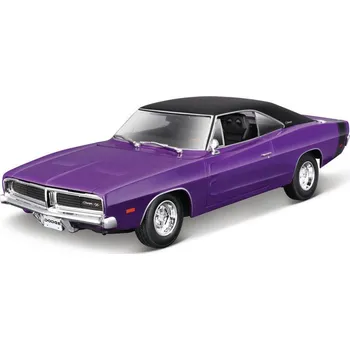 auto na autodráhu Maisto Dodge Charger R/T 1969 1:18 fialová