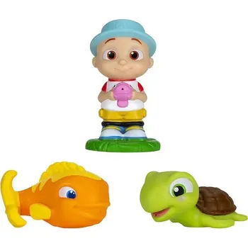 plyšák Cocomelon Splash Play Set - JJ, Ryba a Želva