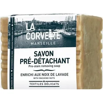 Mýdlo Mýdlo na odstraňování skvrn s pracími ořechy ECOCERT 250g - La Corvette