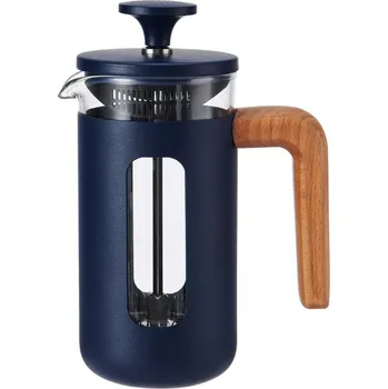 French press La Cafetière Pisa French Press z nerezové oceli, námořnická modrá, pro 3 šálky