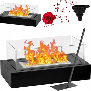 Biokrb Volně stojící biokrb do domu, bezkouřový biokrb na bioetanol