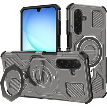 Pouzdro na mobilní telefon Techsuit Carbon Shield PRO pro Samsung Galaxy A17 5G A17 4G Kouřově černá