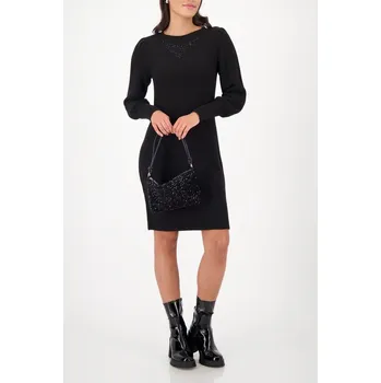Dámské šaty Pletené šaty Monari 809526 s kamínky Velikost: 38