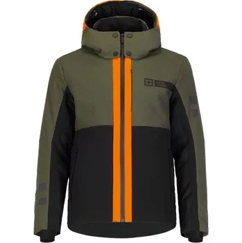 Pánská lyžařská bunda OneMore 121 - LIGHT INSULATED SKI JACKET PRINTED - khaki XXL