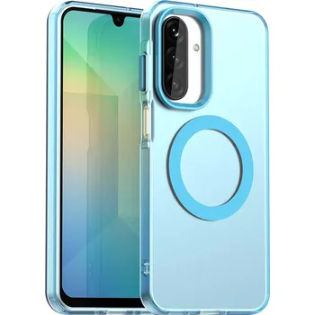 Pouzdro na mobilní telefon Techsuit CandyCase MagSafe pro Samsung Galaxy A17 5G / A17 4G modrá