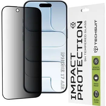 Ochranné sklo Techsuit 111D Privacy Full Glue pro iPhone 17 Air černé
