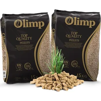 Dřevěné pelety OLIMP 975 kg (POUZE OSOBNÍ ODBĚR NA VÝDEJNĚ)