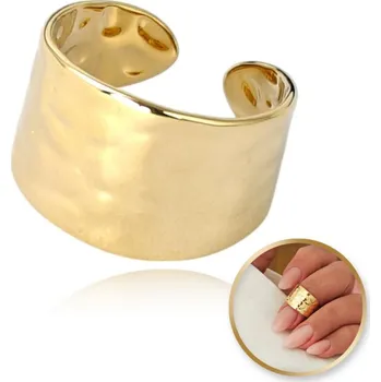 Prsten Flamenco Mystique Pozlacený nastavitelný prsten z chirurgické oceli PST948