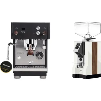 Příprava kávy Profitec MOVE + Eureka Mignon Specialita, WD white, walnut
