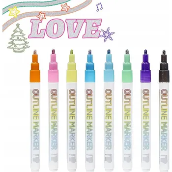 FIXY FIXY FIXY VODĚODOLNÉ PISOVAČE, SADA BAREVNÝCH POPISOVAČŮ 8 KS