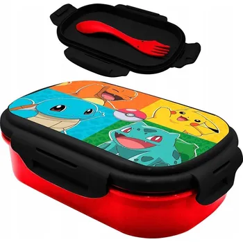 Svačinový box POKEMON SVAČINOVÝ BOX S PŘÍBORY PK00030