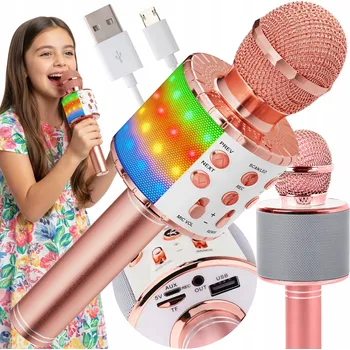 Mikrofon Mikrofon Lewer WS-858P mikrofon s reproduktorem a efektem echo