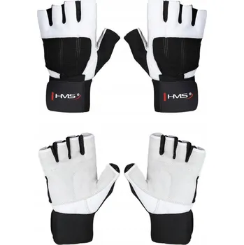 Rukavice Kožené rukavice do posilovny s ventilací dlaně XXL HMS