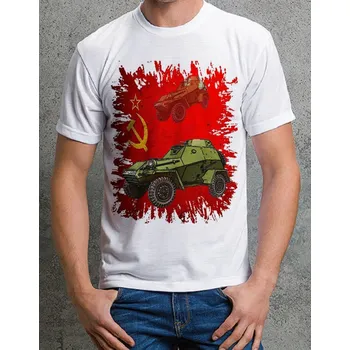 Pánské tričko Dětské vojenské tričko BA-64 vel. 146 (vojenské tričko s armádní technikou )