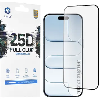 Lito 2.5D FullGlue sklo iPhone 17 Air černé