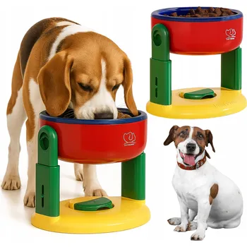 Miska pro psa Jedna plastová miska SIEMIEC, vícebarevná, 1 l