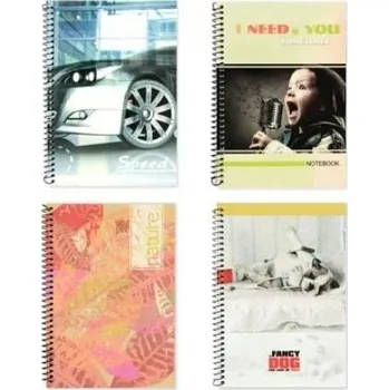 Sešit A5 s mřížkou, 100 listů, polotvrdé desky