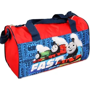 DISNEY cestovní a sportovní taška červená - Mašinka Tomáš