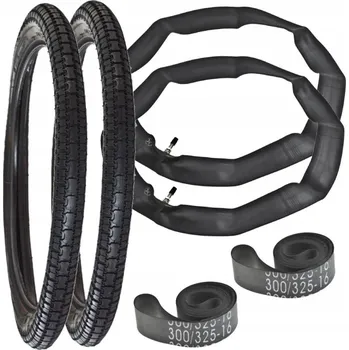 2x Pneumatika Zástěra Romet Kadet 16 palců Lux