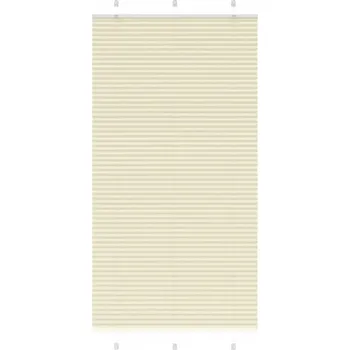 Roleta Roleta plisé krémová 105x200 cm Šířka látky 104,4 cm