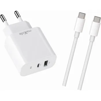 Rychlá nabíječka 25W s 1m kabelem a 2 vstupy pro Motorola Moto G56