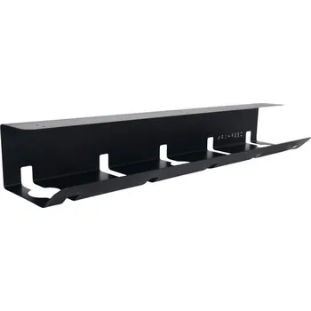 kabelová chránička Kabelový kanál pod pultem. Horizontální kabelová mřížka Deerhorn - Černá