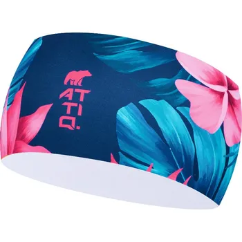 Sportovní čelenka Attiq Sportovní čelenka Lycra Thermo Flowers