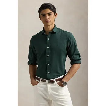 Pánská košile Košile Polo Ralph Lauren 710P00661 zelená 79X, vel. L