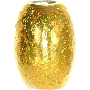 Vánoční dekorace Metalická stuha zlatá