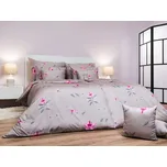 DADKA VRACOV Povlečení satén Ibišek opál 140x200, 70x90 cm