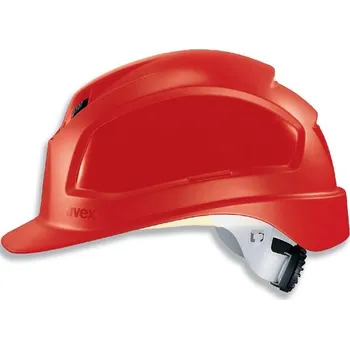 Pracovní přilba Uvex 9772330 - Přilba pracovní ochranná pheos B-WR, s kolečkem a ventilací - ČERVENÁ