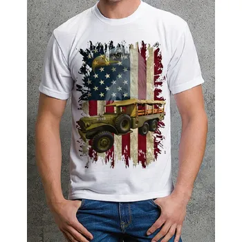 Pánské tričko Pánské vojenské tričko Dodge WC 63 vel. M